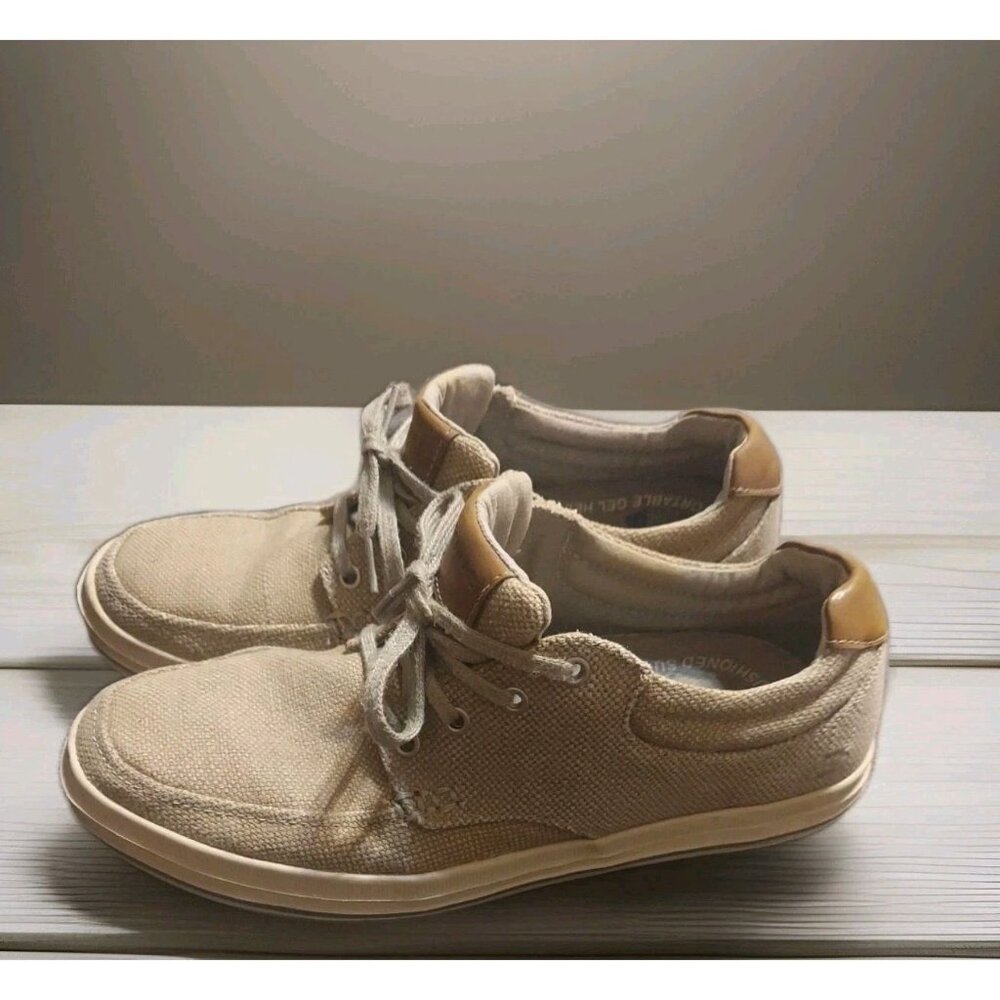 Skechers Expected Orman Mens Size 8 Shoes Brown Lace Up Relaxed Fit Sneakers